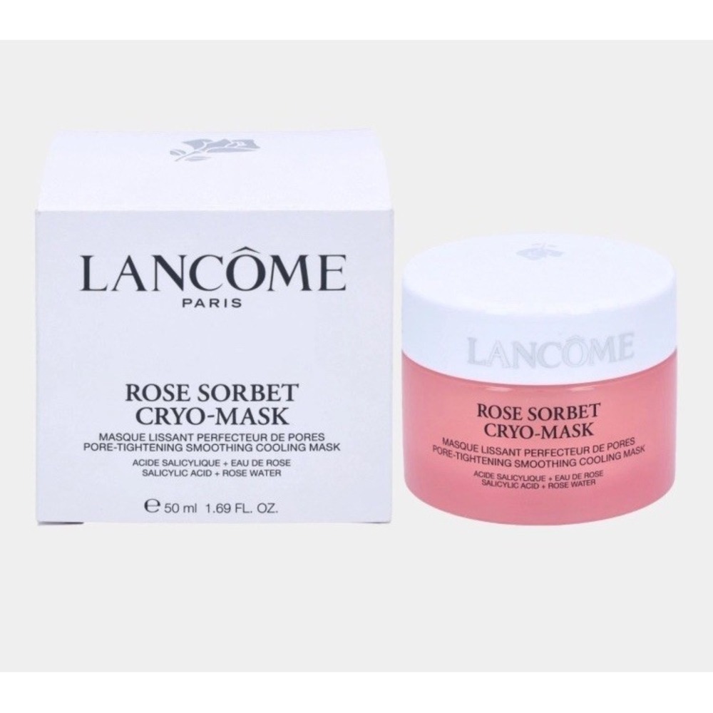 Lancôme Rose Sorbet Cryo Mask Pore Tightening Cooling Mask 1.7 oz‎ NIB Lancome